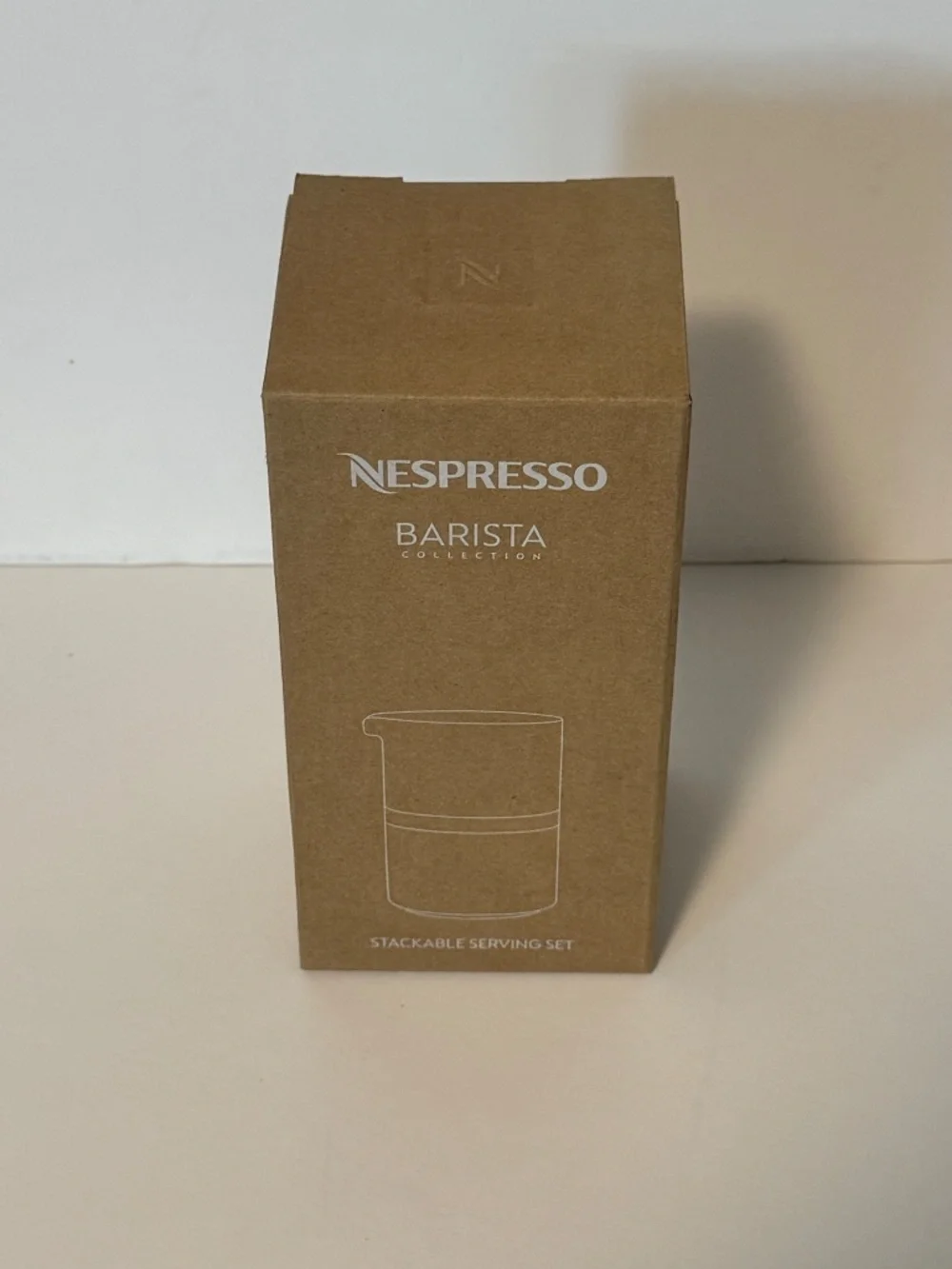 Nespresso Stackable Serving Set Barista Collection Ceramic, NIB